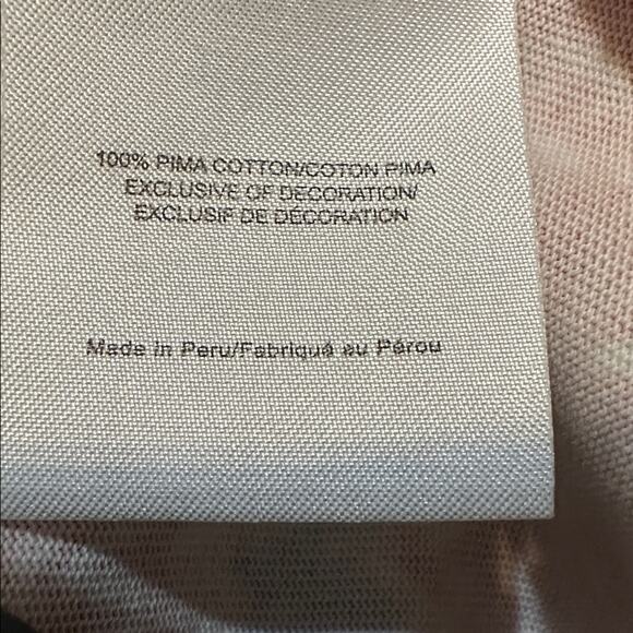 TORY BURCH RED BLUE PIMA COTON Short Sleeved Shift Style Comfort Always SMALL - Picture 8 of 10